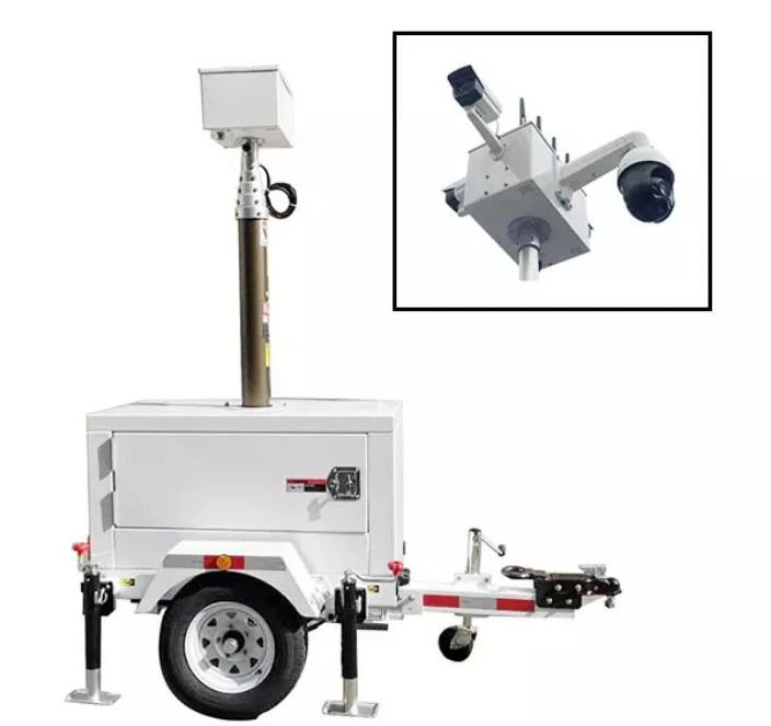 Mini Mobile CCTV Tower Trialer