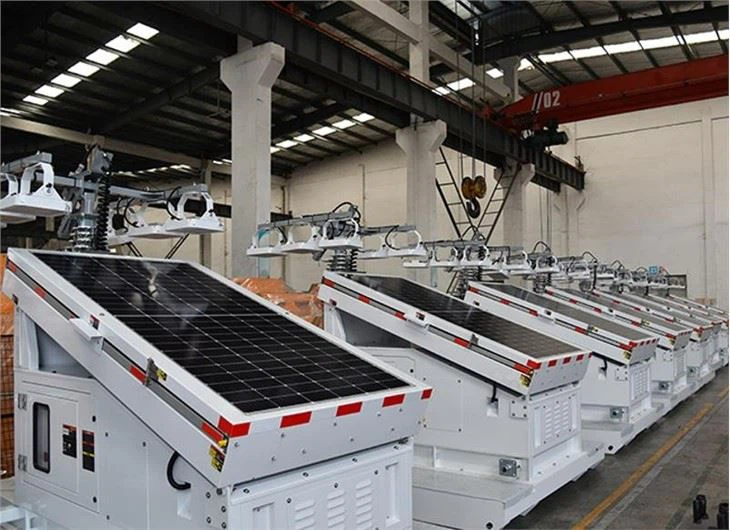 Mobile Mining Skid Solar Light Tower