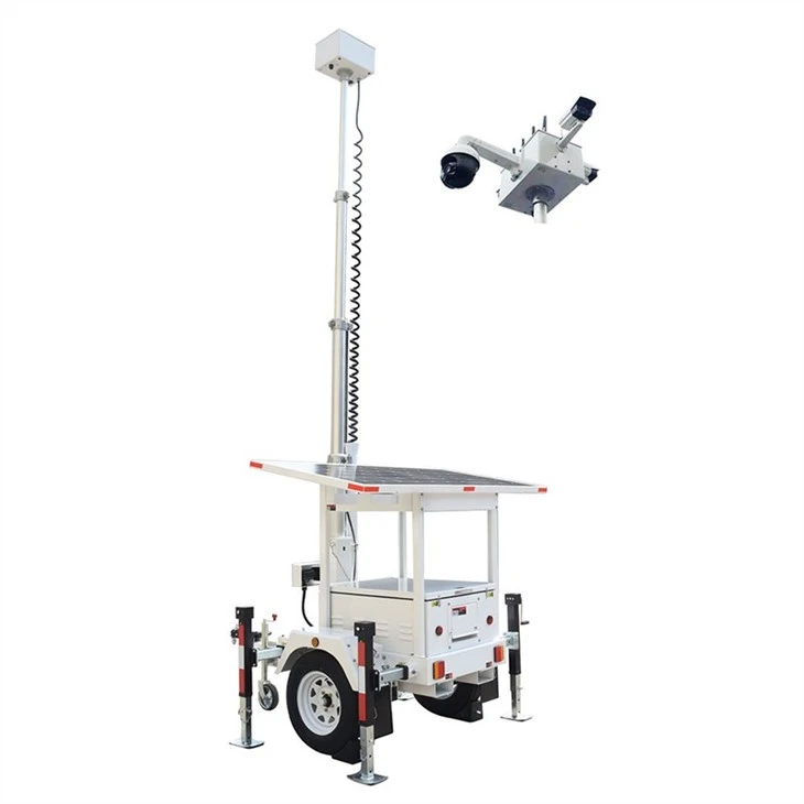 Mobile Solar Security Tower For Border