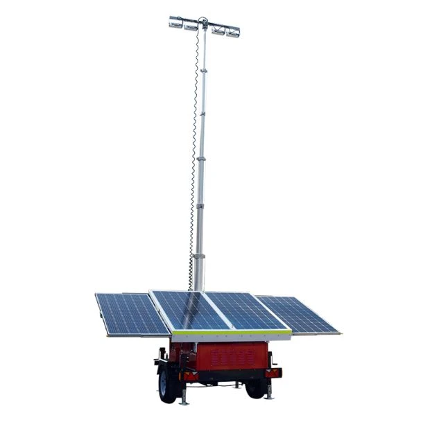 UK Light Tower With Solar Generator
