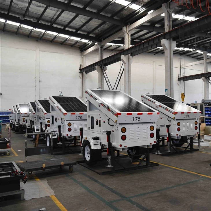 Mobile Solar Power Trailer For Device Charge factory